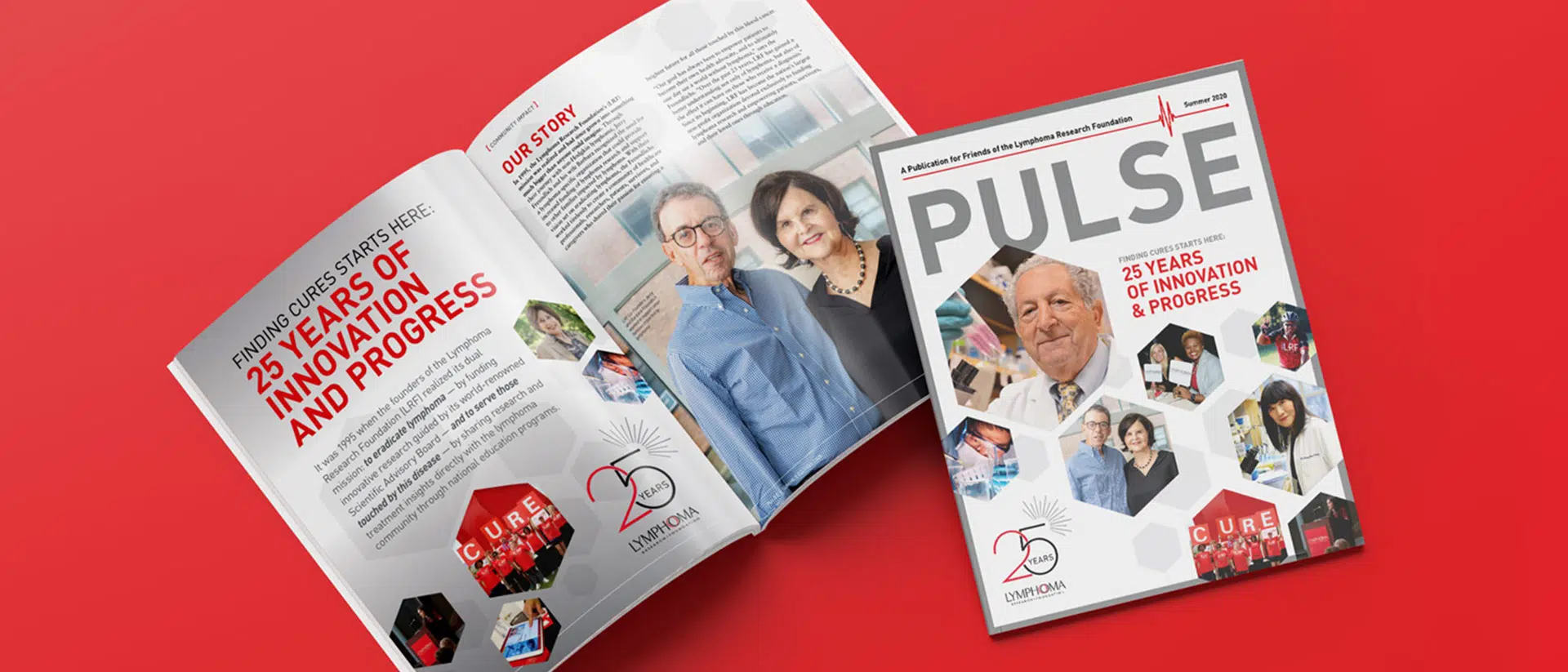 Editorial Design for Lymphoma Research