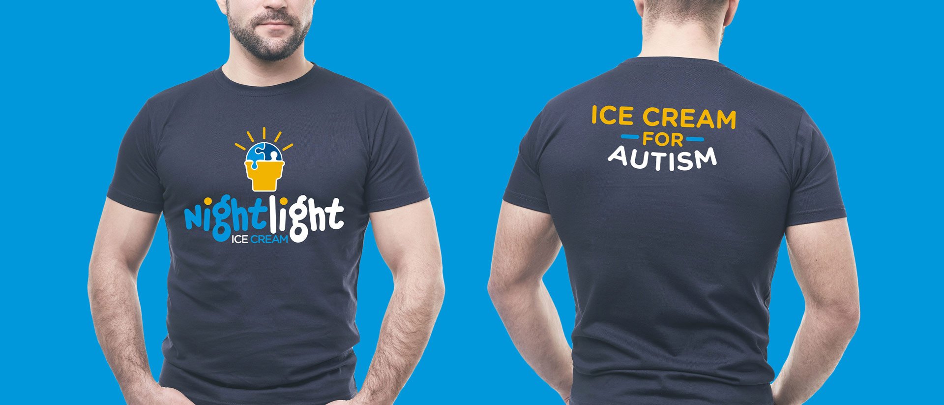 Brand Identity for Nightlight Ice Cream for Autism