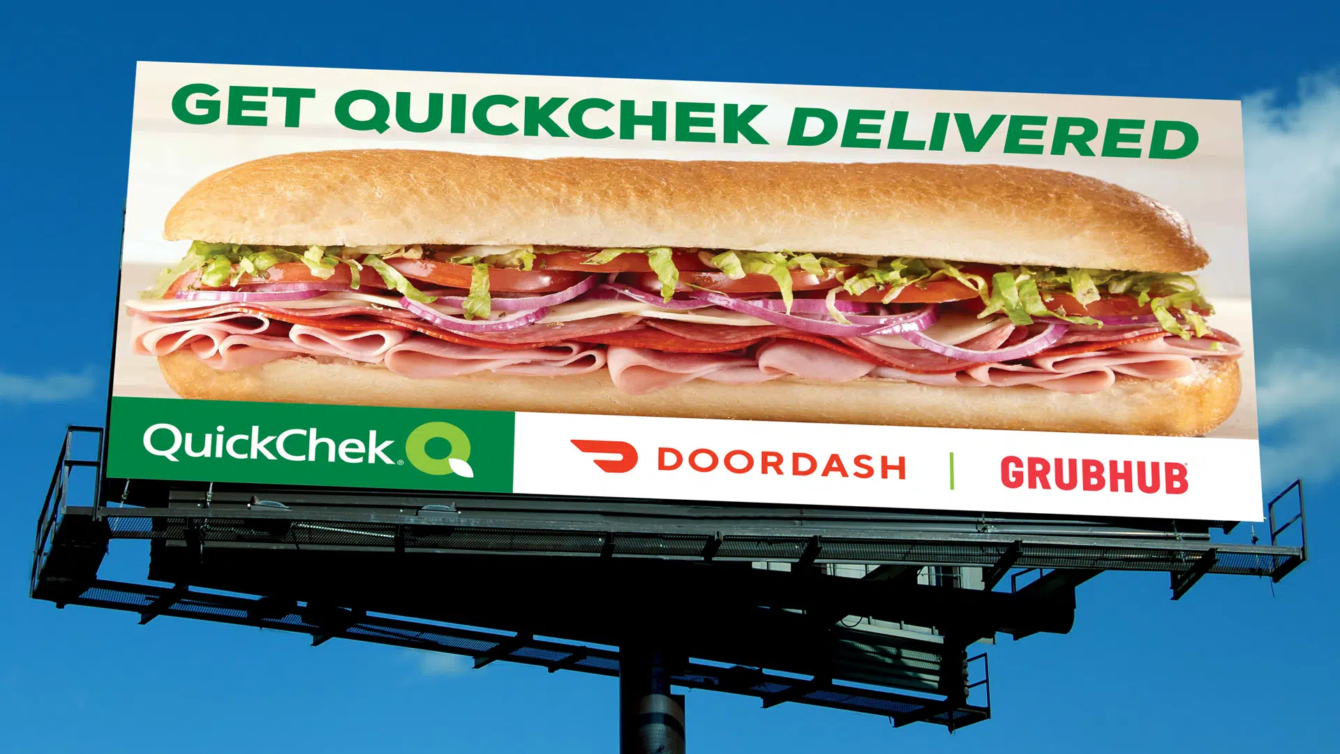 Outdoor Advertising for QuickChek Delivery