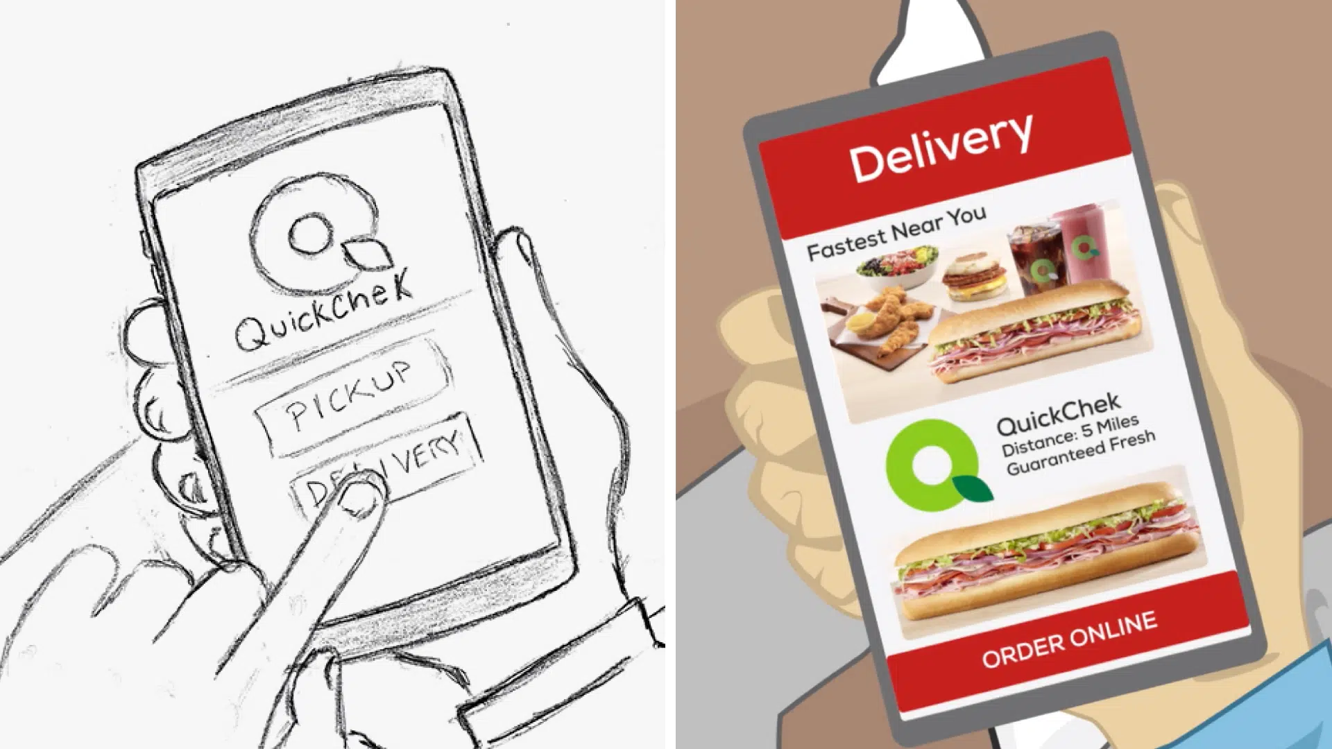 Creative Strategy for QuickChek Delivery