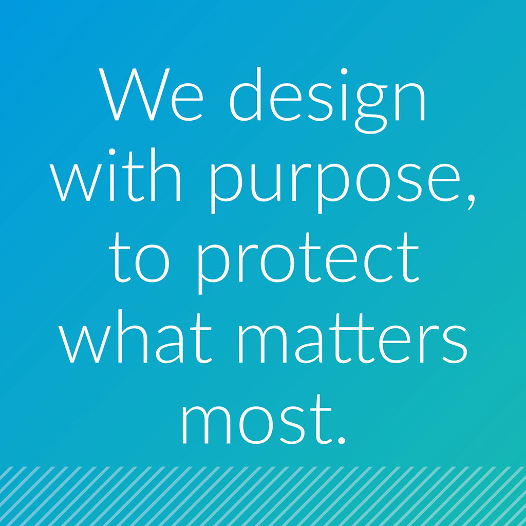 Oliver Healthcare Branding - Mission Statement "We design with purpose to protect what matters most."