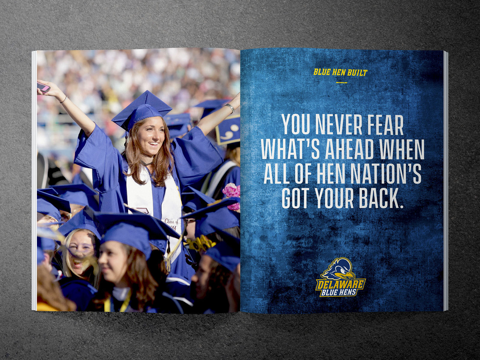 UDEL Blue Hens - Marketing Campaign - Magazine Example