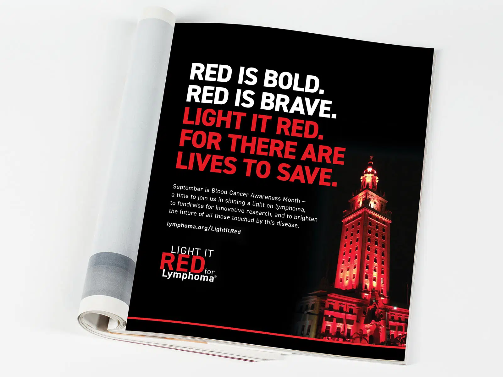 Traditional Media - Print Design for Lymphoma Research Foundation