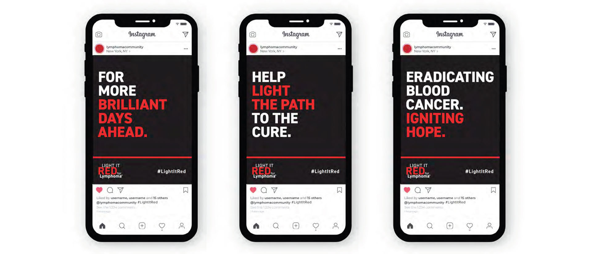 Social Media Advertising for Lymphoma Research Foundation - Instagram Ads