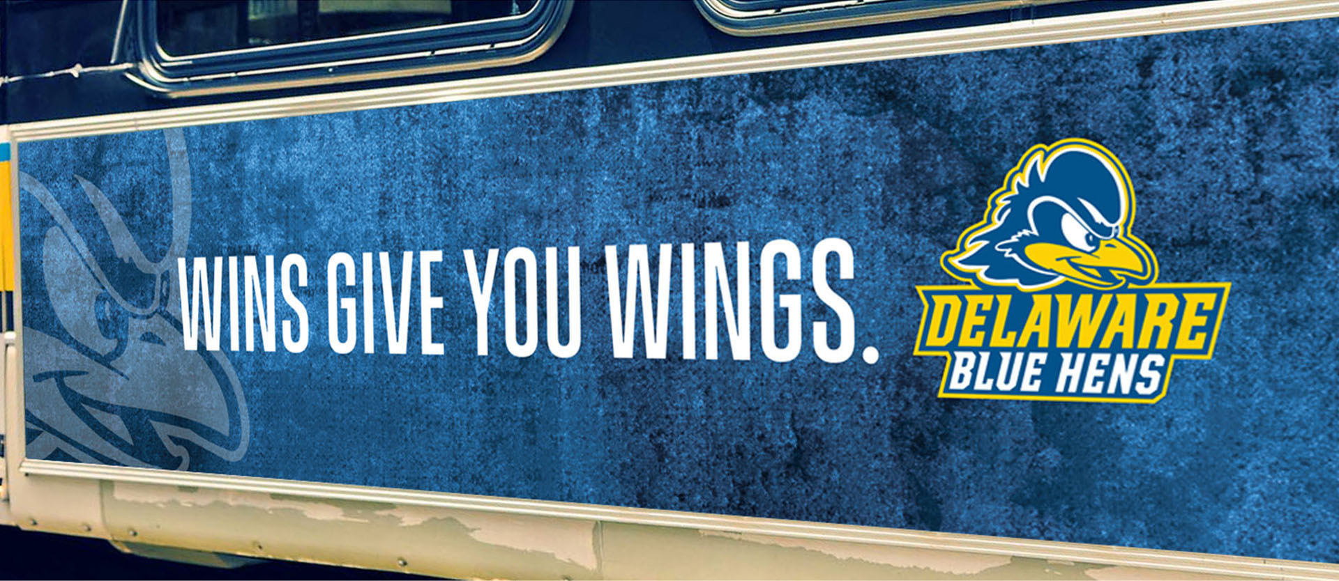 University of Delaware Bus Wrap Design