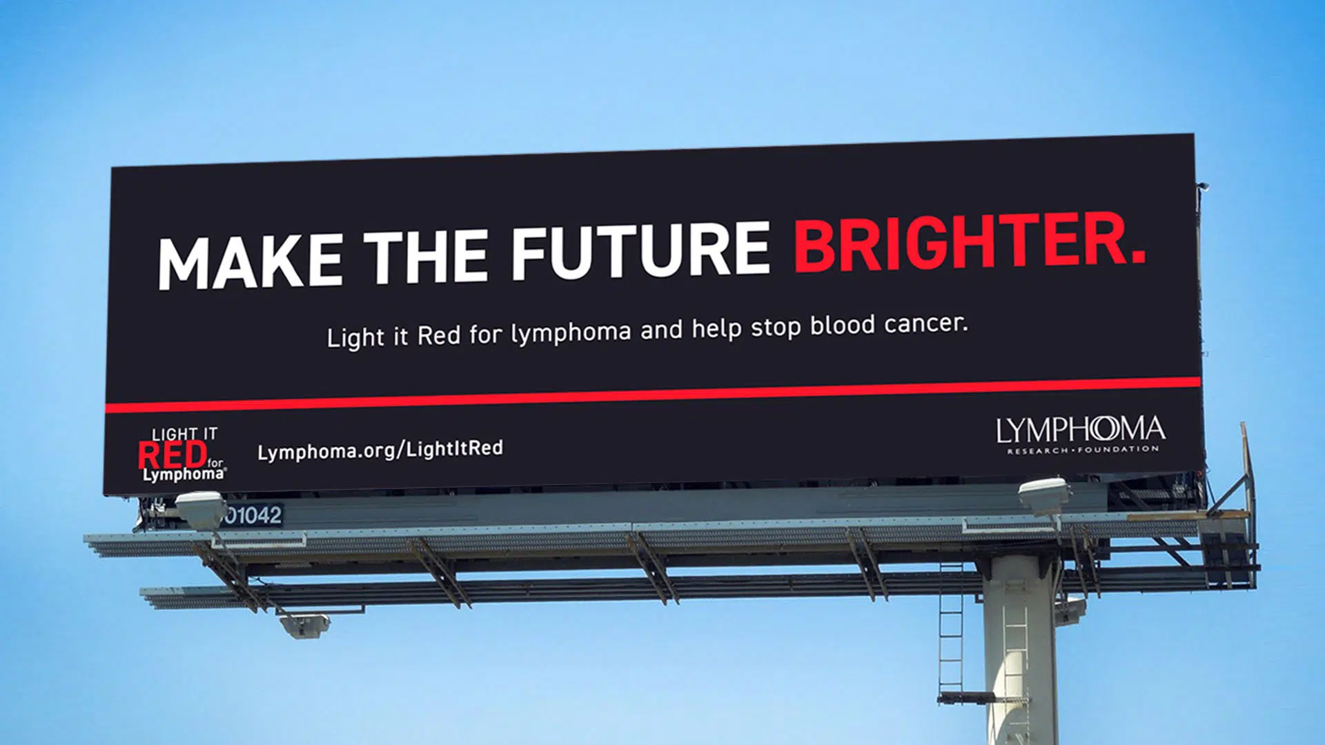 Lymphoma Research Foundation - Billboard Design - "Make the Future Brighter"