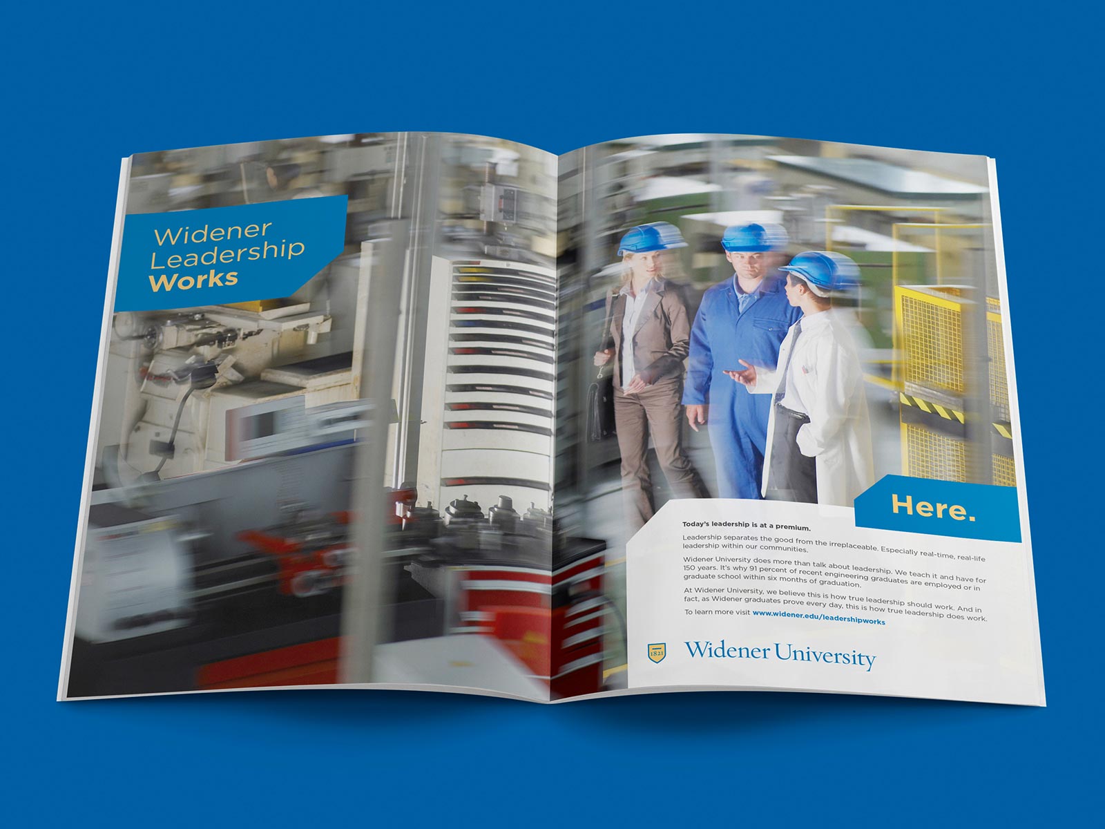 Widener University: Editorial Design Spread Showcase
