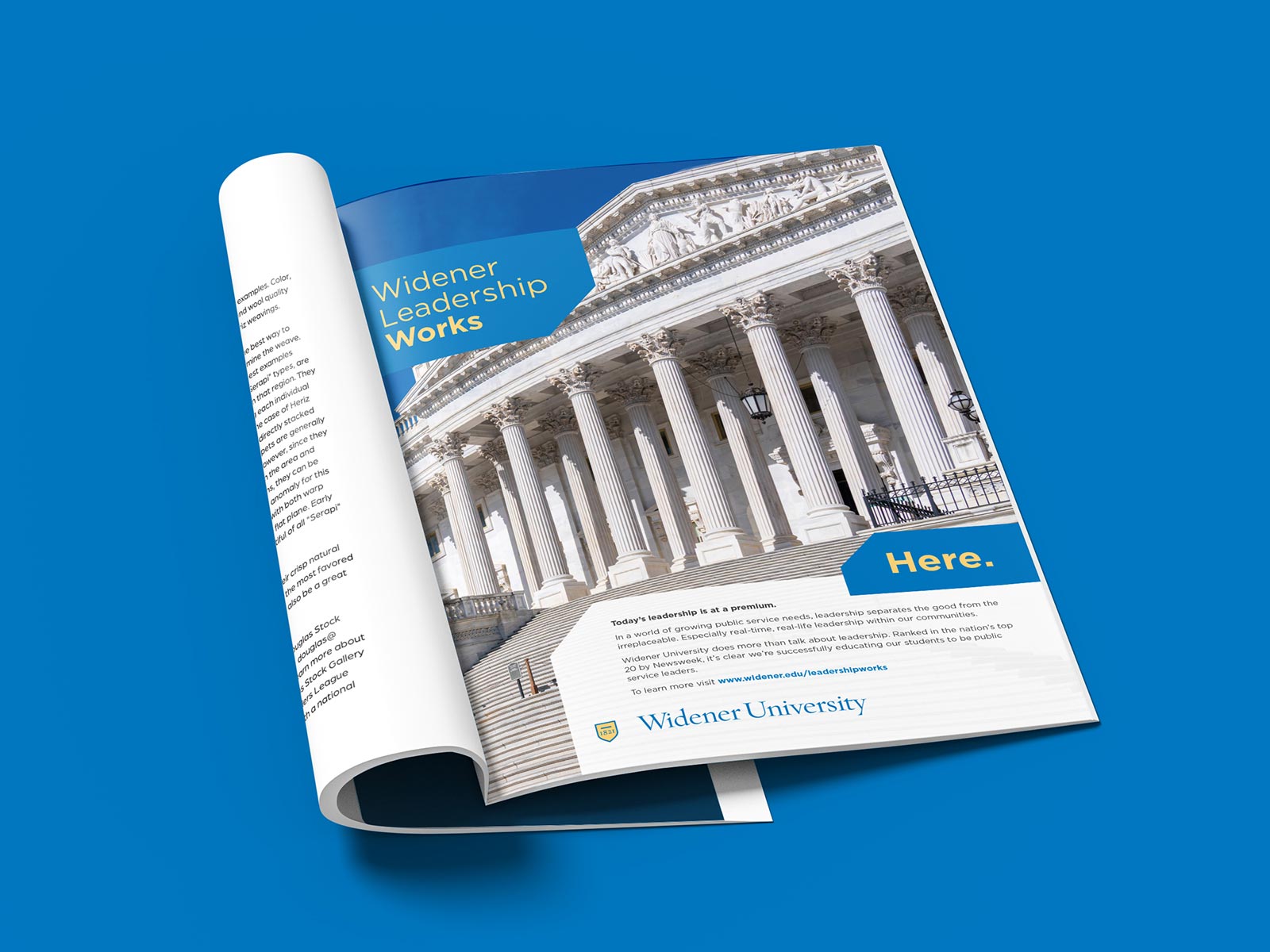 Widener University: Editorial Design Showcase