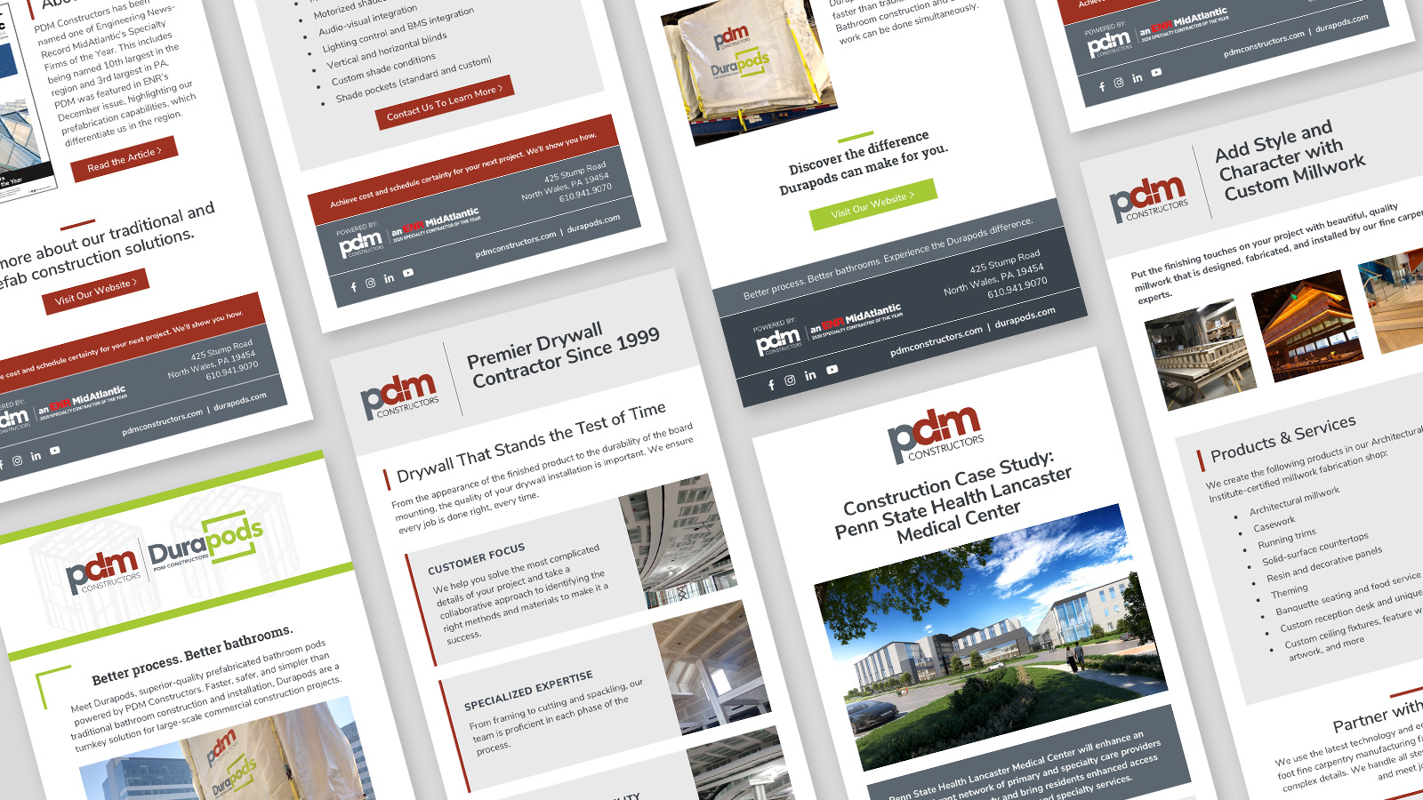 PDM and Durapods Email Marketing