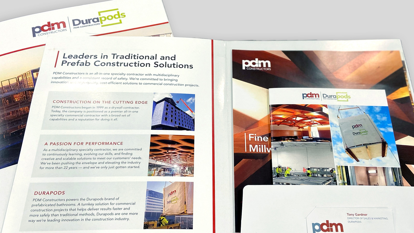 PDM Construction Editorial Design Showcase