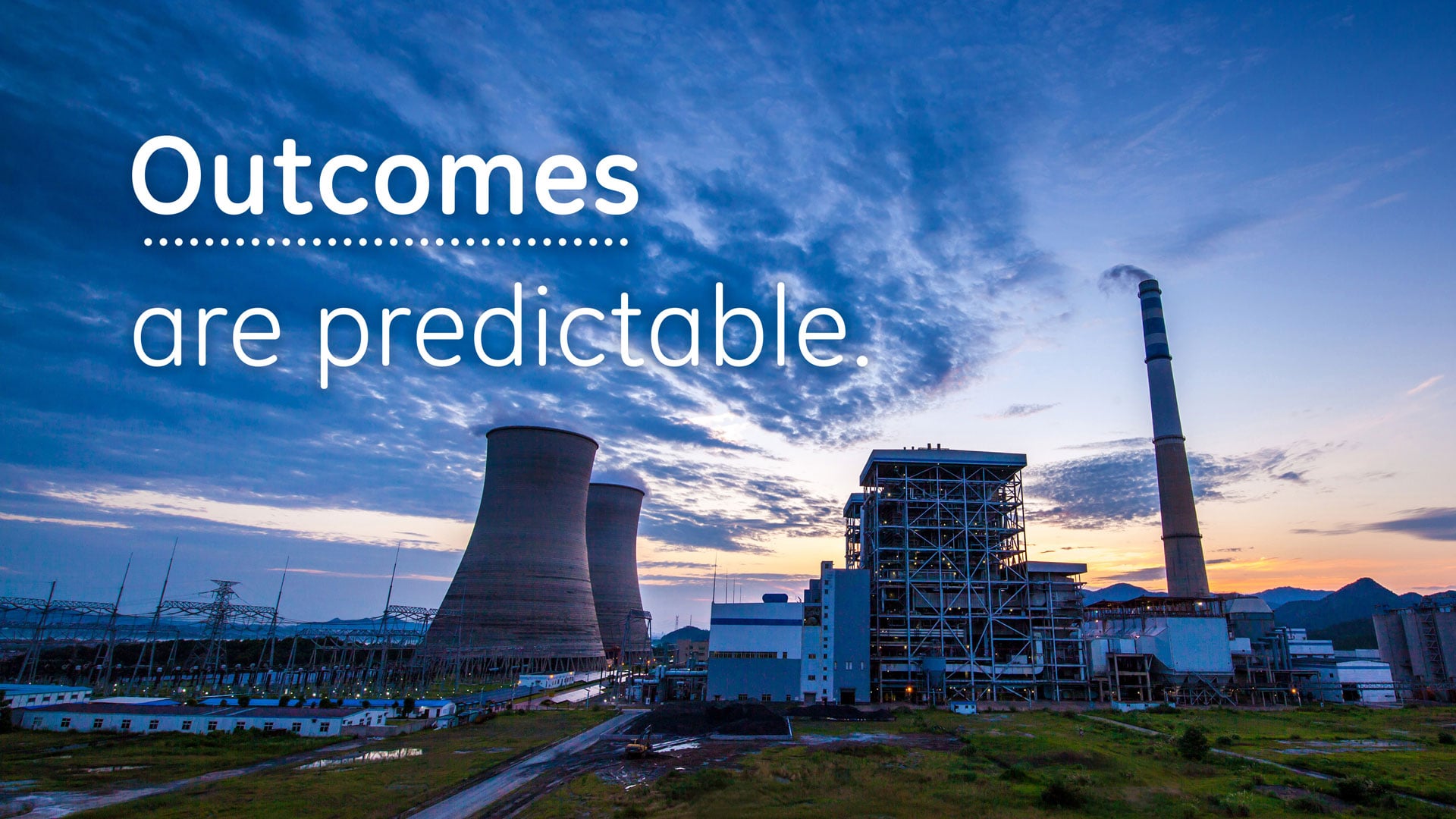 GE Power - Marketing Campaign: Ad Copy: Outcomes are predictable